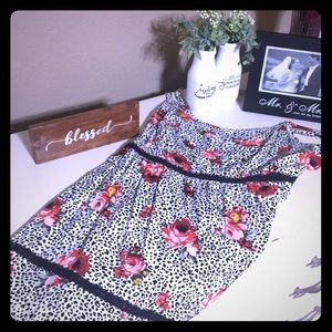 Torrid spaghetti strap flower print spring dress🌺